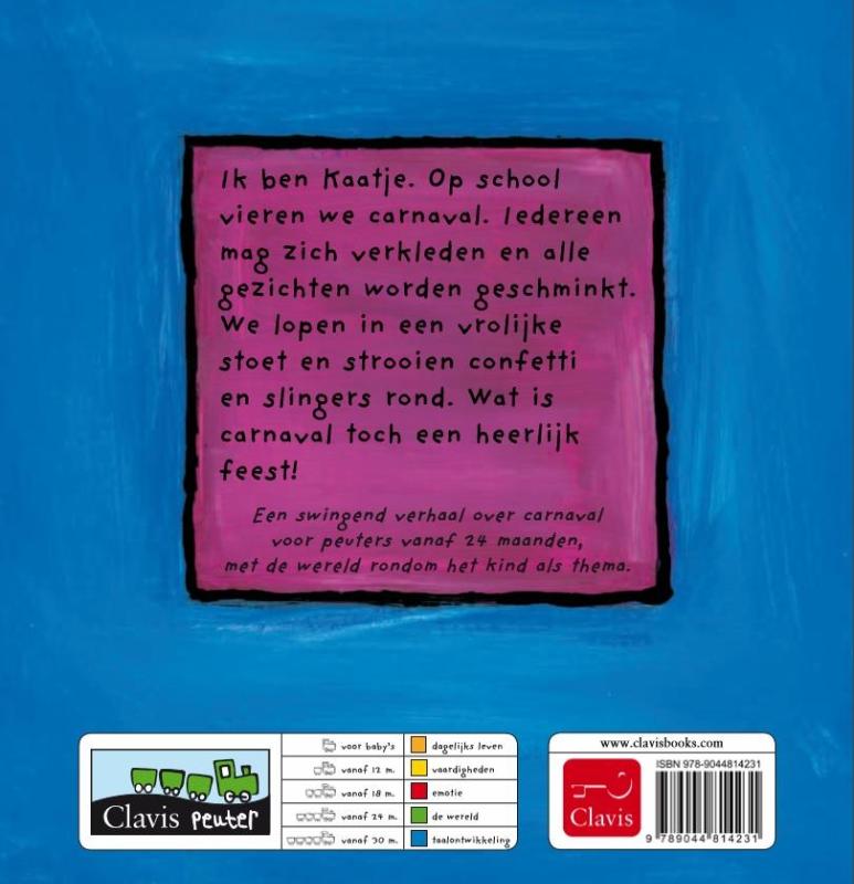 Achterkant van Kaatje viert carnaval
