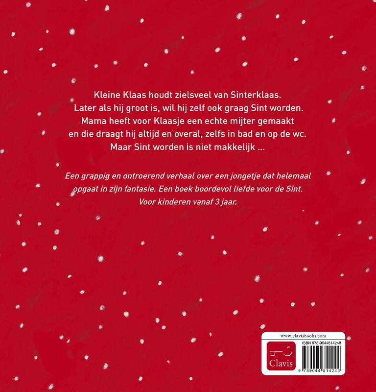 Achterkant van Klaasje Sinterklaasje