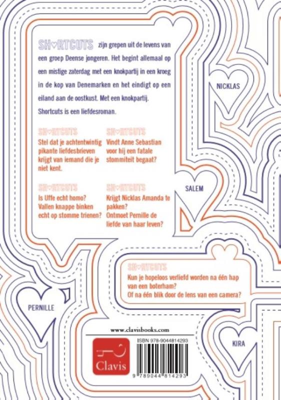 Achterkant van Short cuts