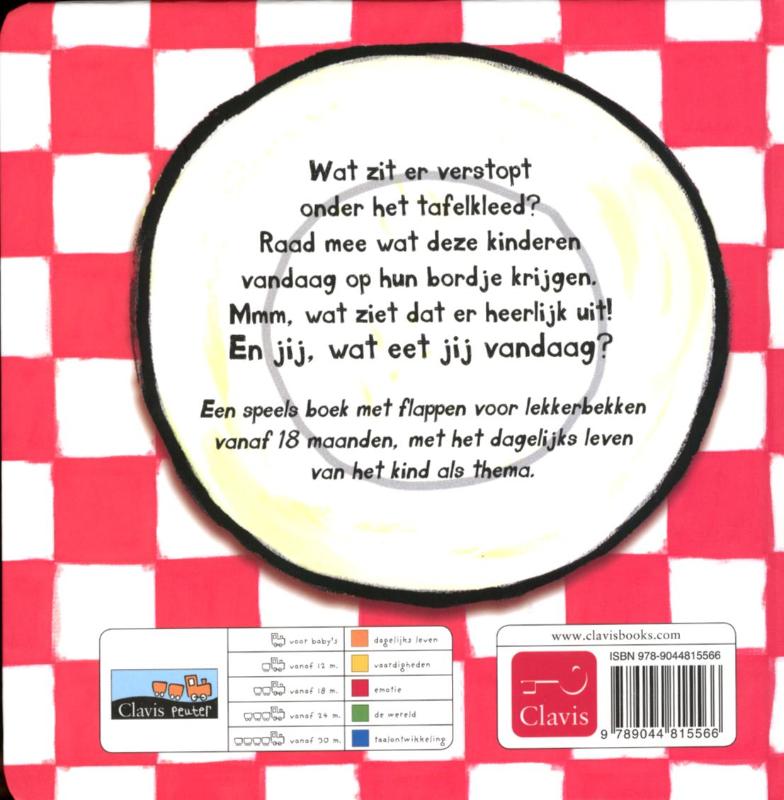 Achterkant van Wat eet jij vandaag