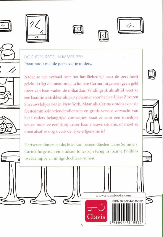 Achterkant van De dochters overtreden de regels