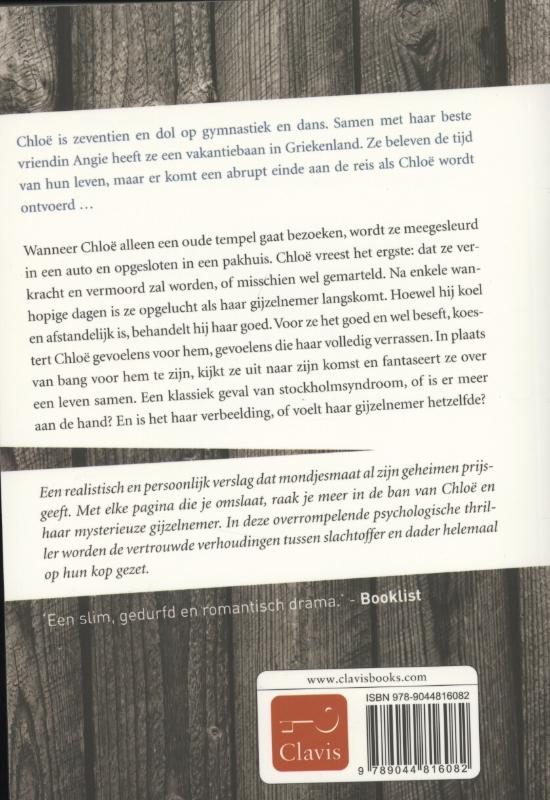 Achterkant van Meegesleurd en opgesloten