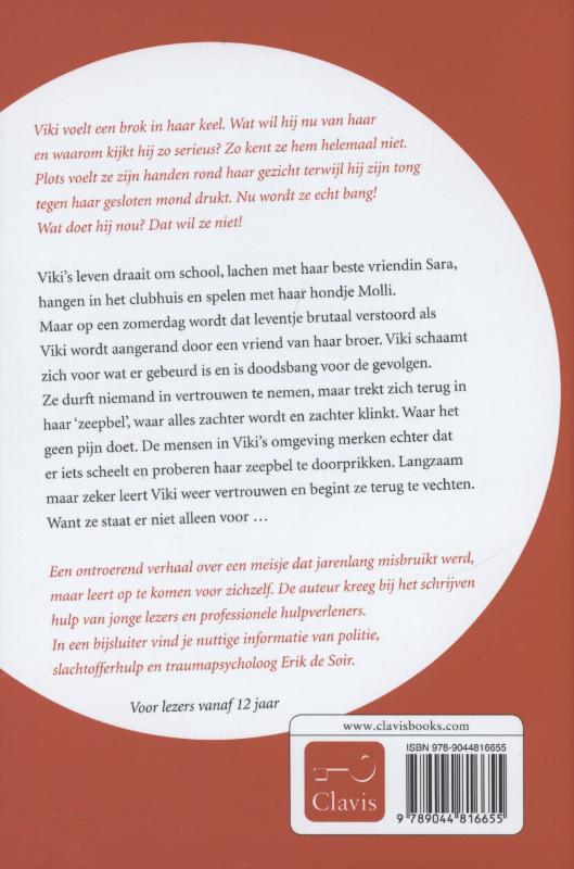 Achterkant van Hier doet het geen pijn