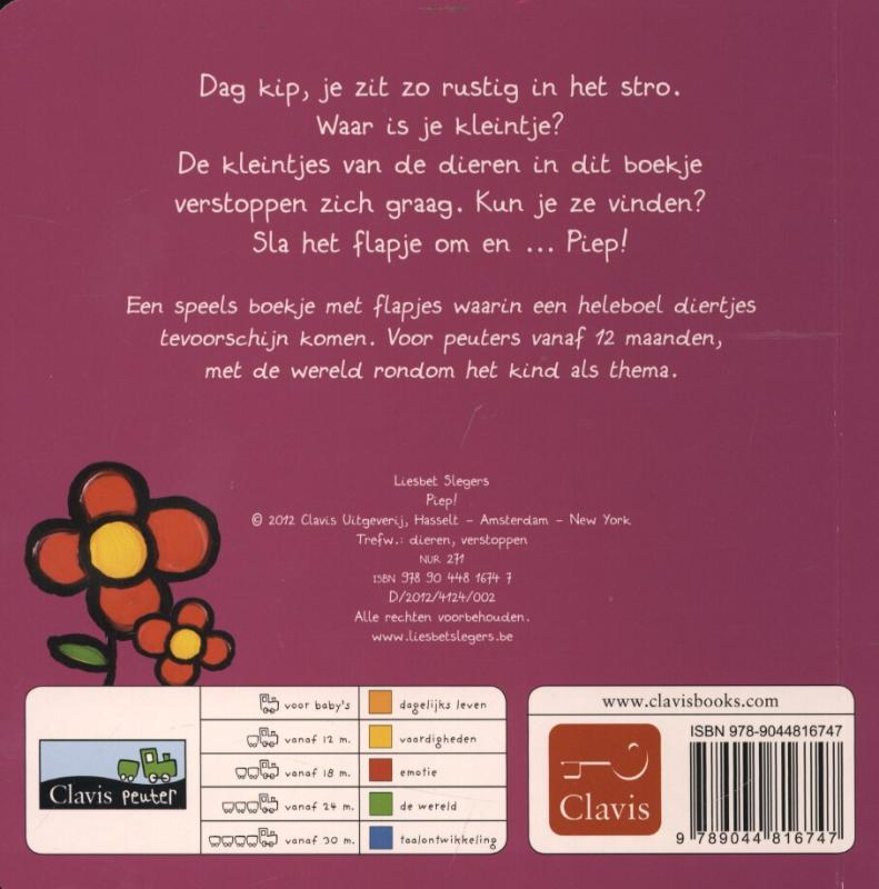 Achterkant van Piep