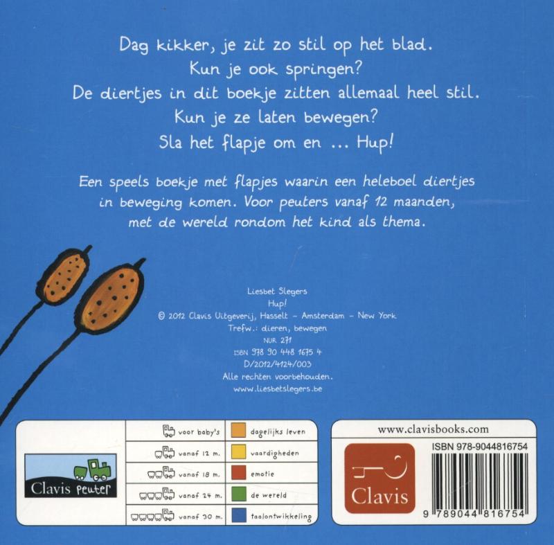 Achterkant van Hup!