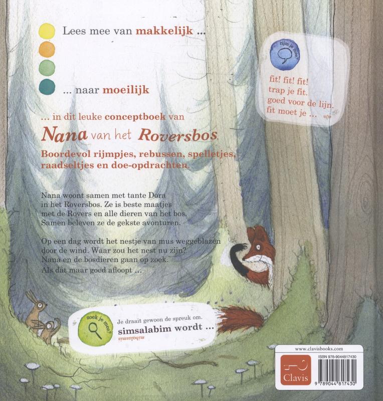 Achterkant van Waar is het nest?