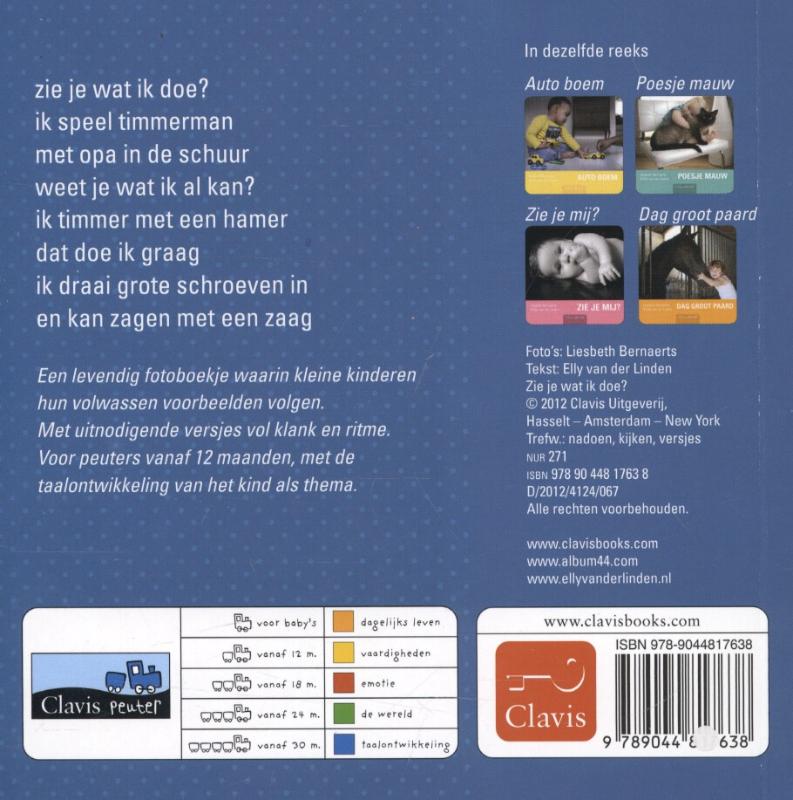 Achterkant van Zie je wat ik doe?