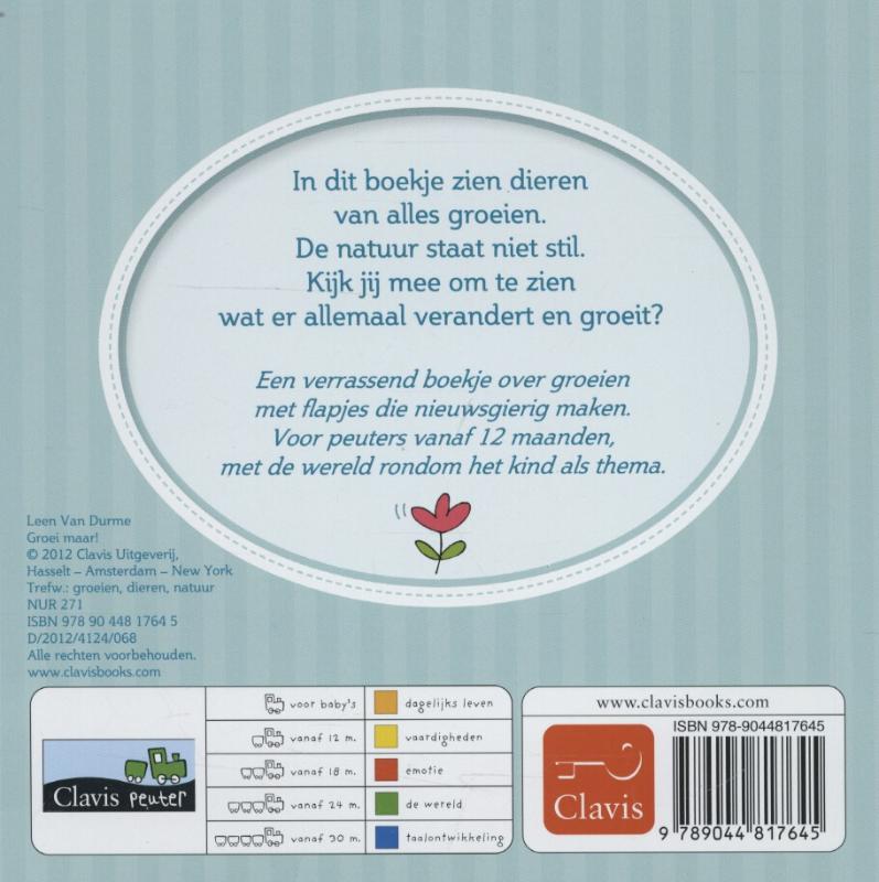Achterkant van Groei maar!