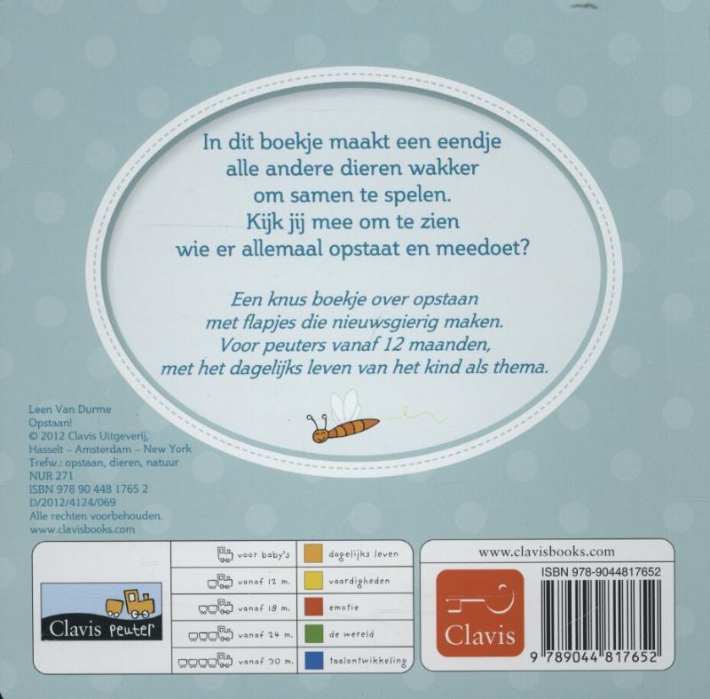 Achterkant van Opstaan!