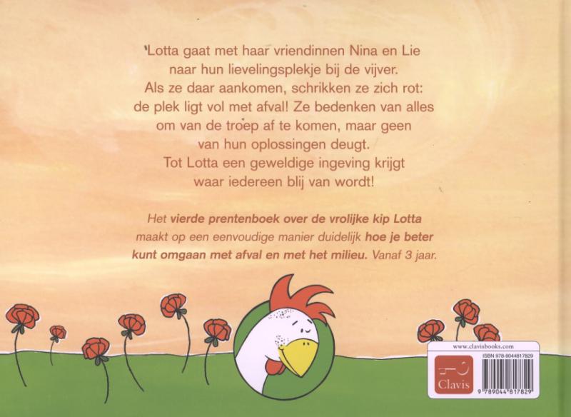 Achterkant van Lotta ruimt op