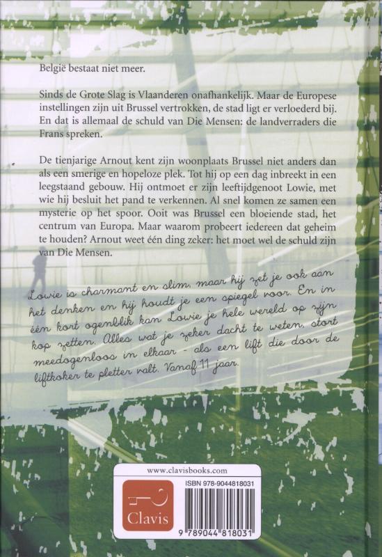 Achterkant van Lowie