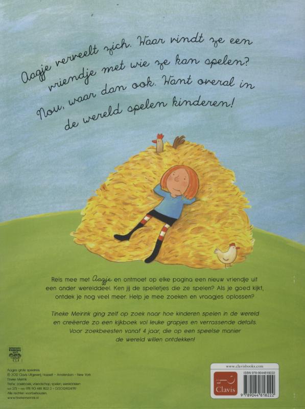 Achterkant van Aagjes grote speelreis