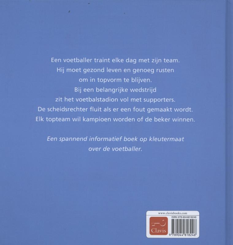 Achterkant van De voetballer