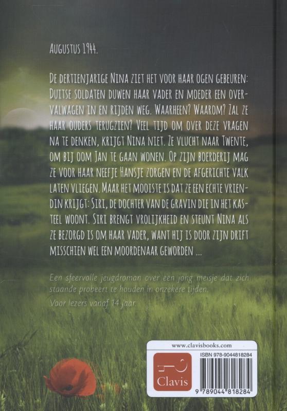 Achterkant van Gevangen vogel
