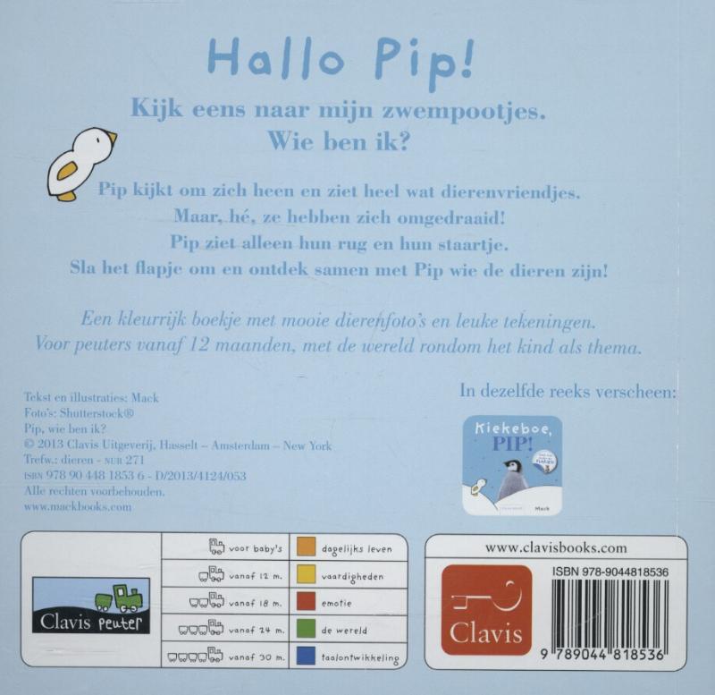 Achterkant van Wie ben ik?