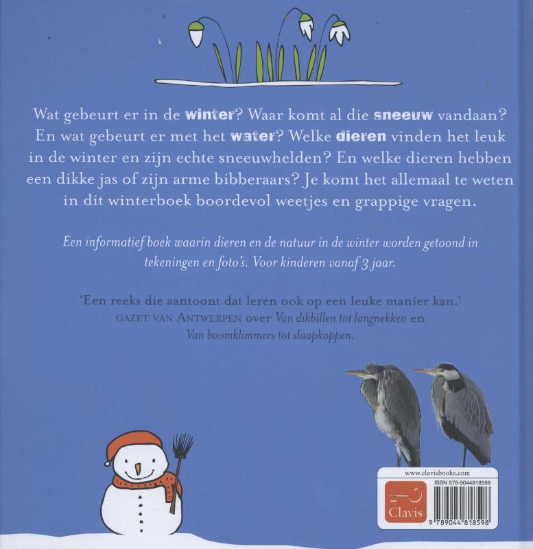 Achterkant van Van suikerbomen tot sneeuwhelden