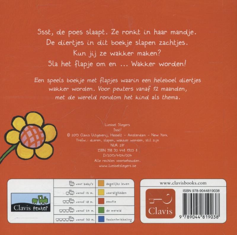 Achterkant van Ssst!