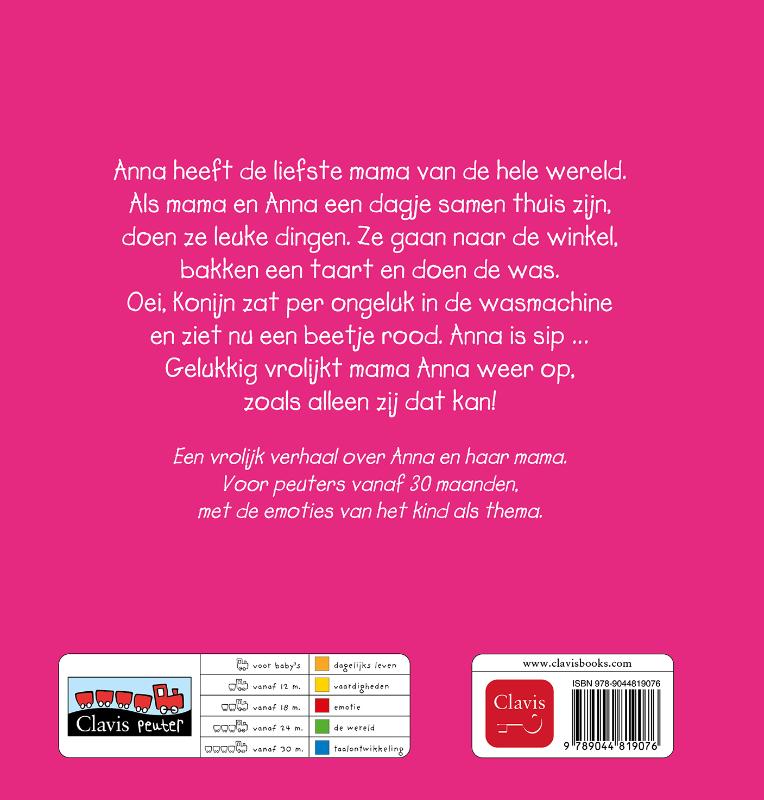 Achterkant van Anna en haar lieve mama