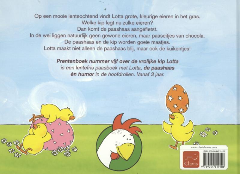 Achterkant van Lotta en de paashaas