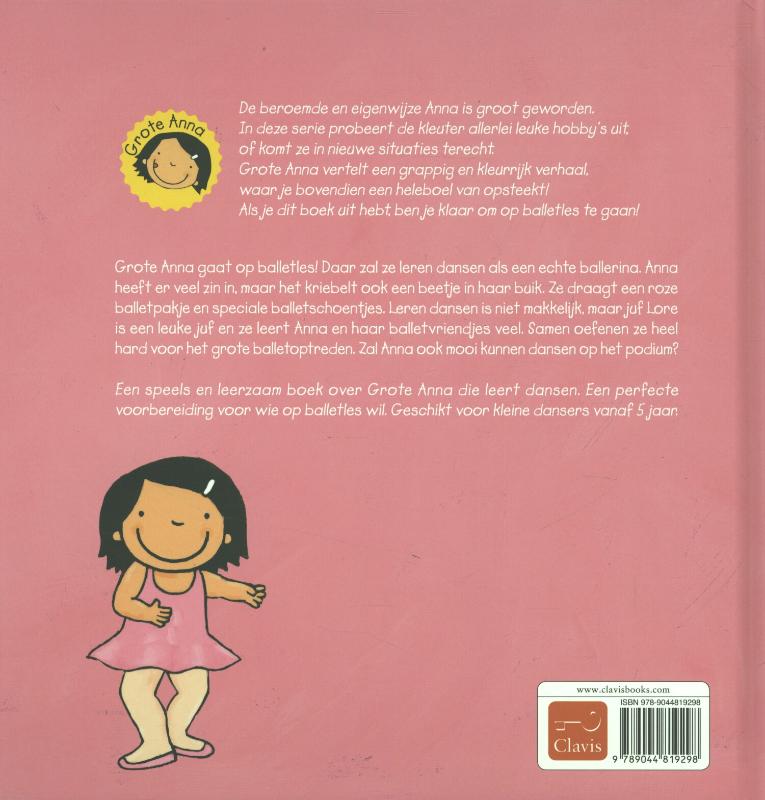 Achterkant van Grote Anna leert dansen