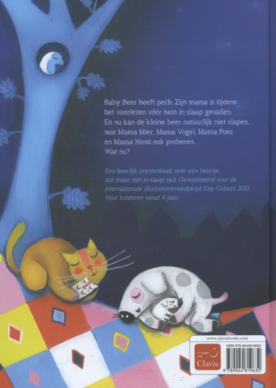 Achterkant van Slaap lekker Baby Beer