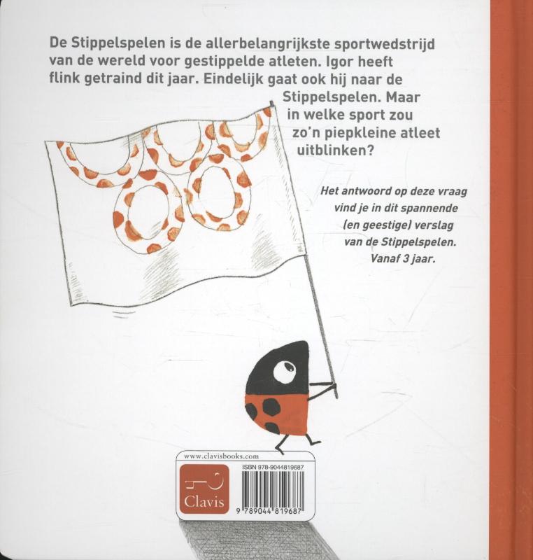 Achterkant van Igor Stippelkampioen