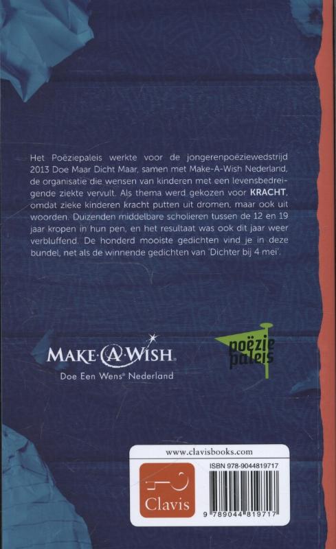 Achterkant van 2013