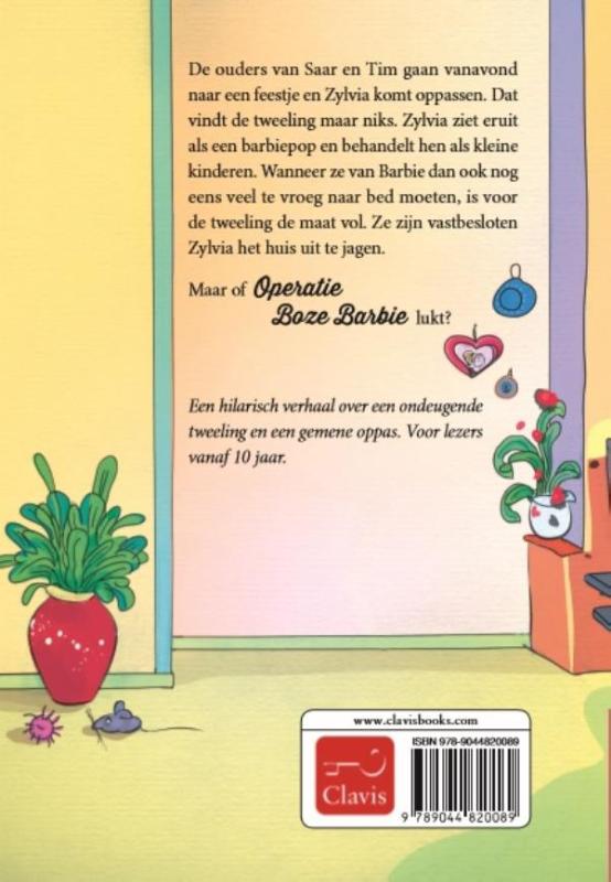 Achterkant van Operatie roze barbie
