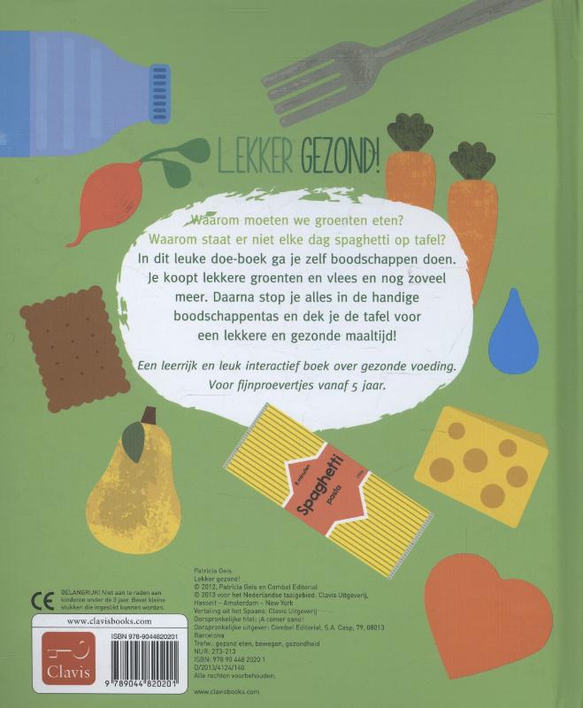 Achterkant van Lekker gezond!