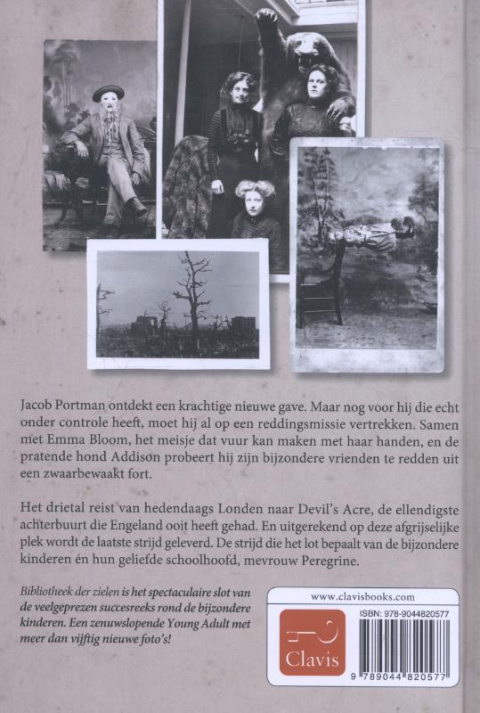 Achterkant van Bibliotheek der zielen