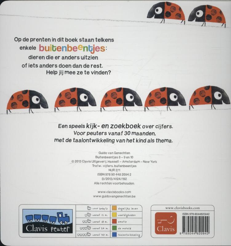 Achterkant van Buitenbeentjes 8-9 en 10