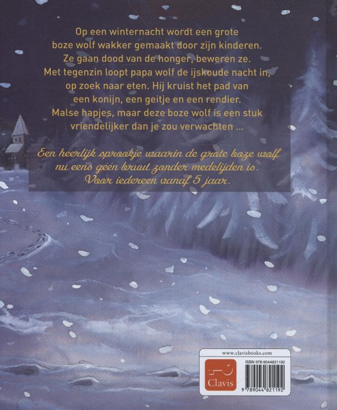 Achterkant van De lieve boze wolf