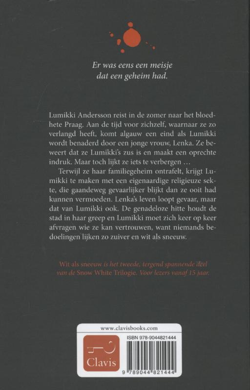 Achterkant van Wit als sneeuw