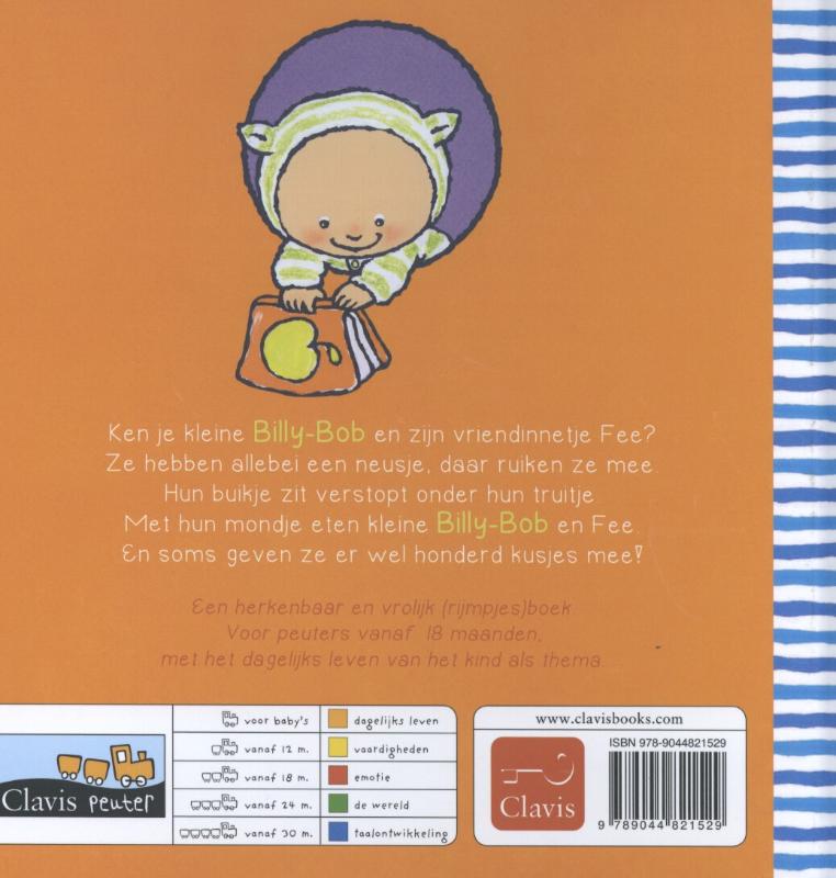 Achterkant van Kleine Billy-Bob krijgt kusjes