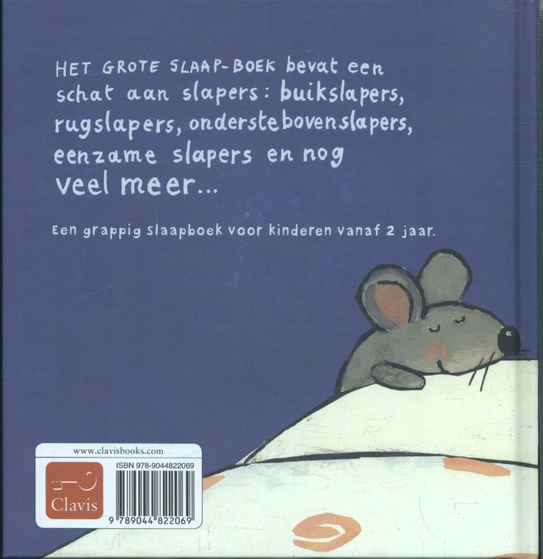 Achterkant van Het grote slaapboek