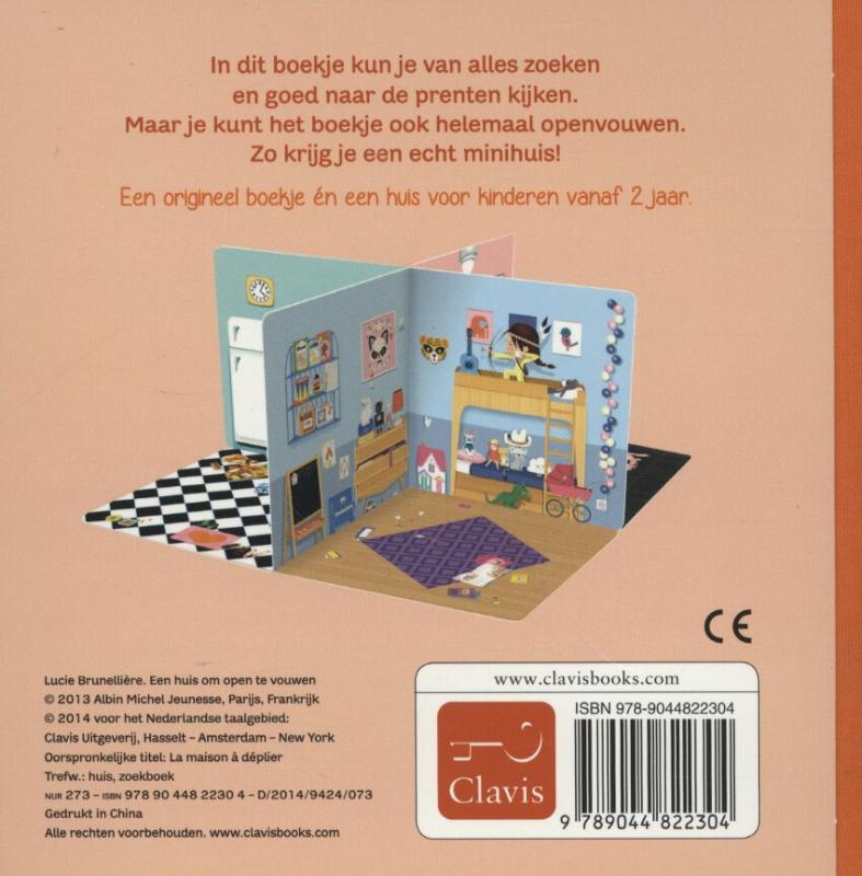 Achterkant van Een huis om open te vouwen