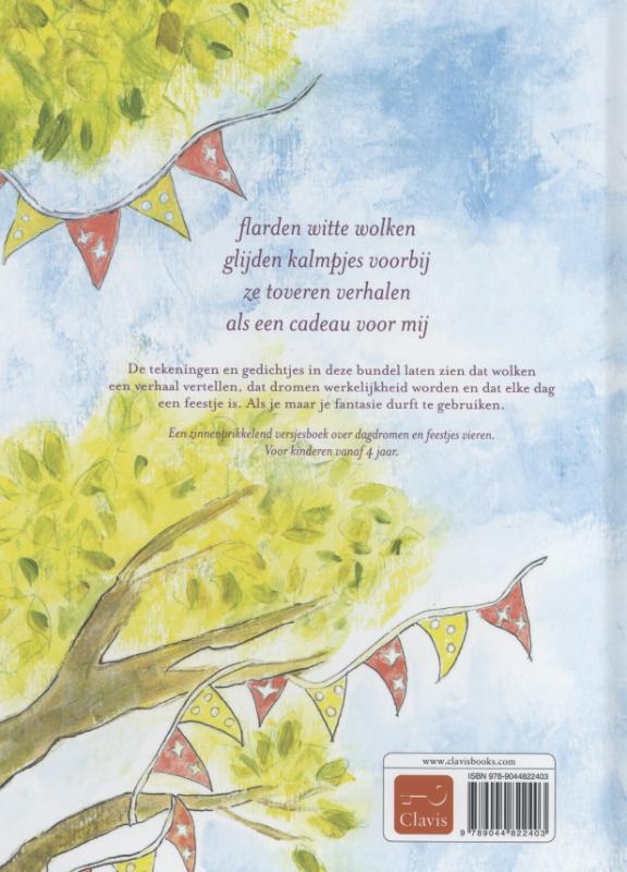 Achterkant van Cadeautjes in de lucht
