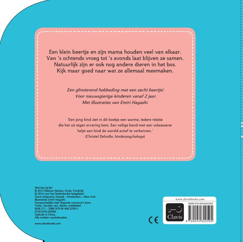 Achterkant van Wat ben jij lief