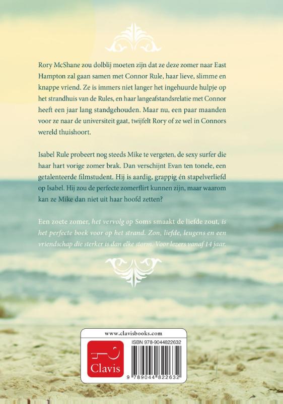 Achterkant van Een zoete zomer