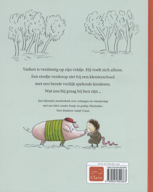 Achterkant van Een varken op bezoek
