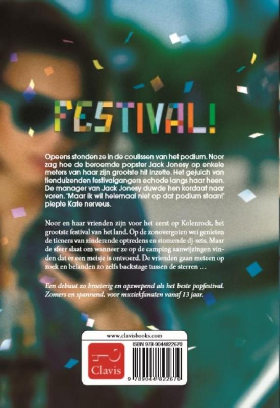 Achterkant van Festival