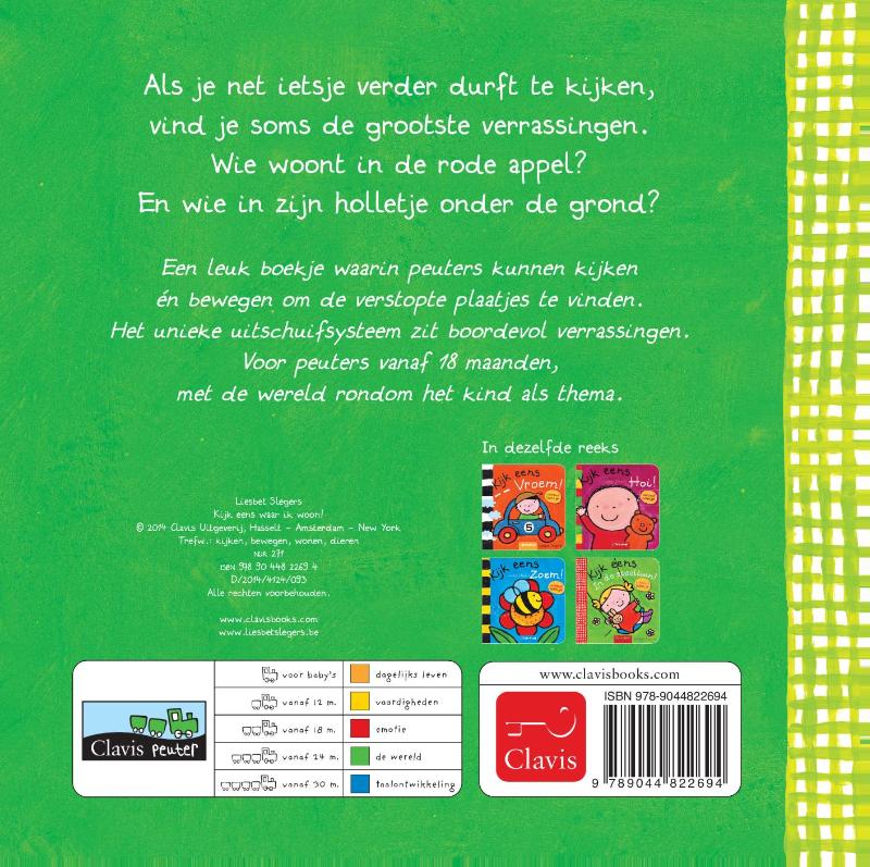 Achterkant van Kijk eens waar ik woon!