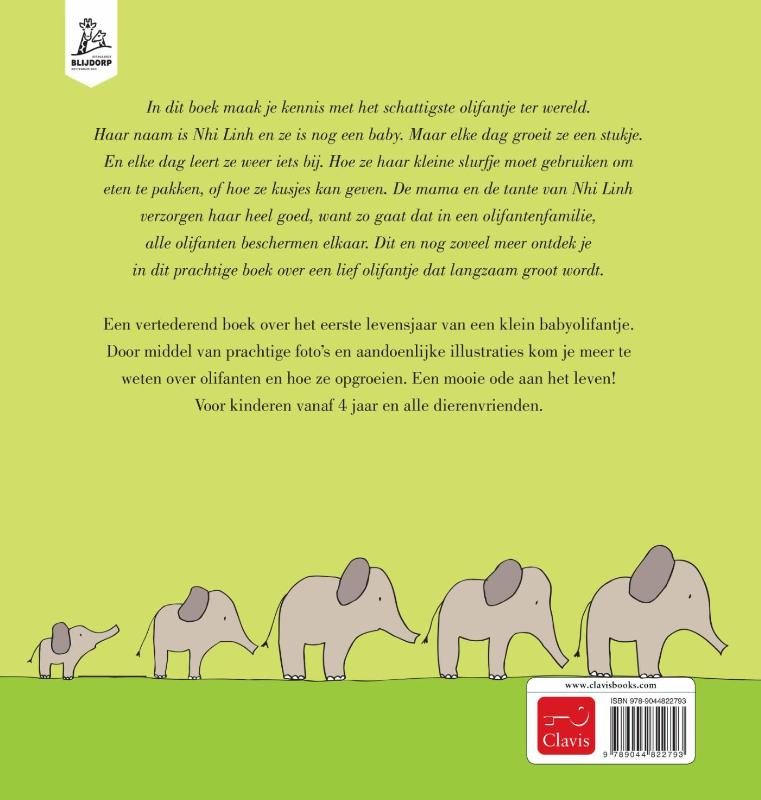 Achterkant van Dag wereld, ik ben Nhi Linh