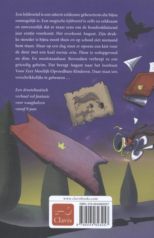 Achterkant van De magische lefdroetel