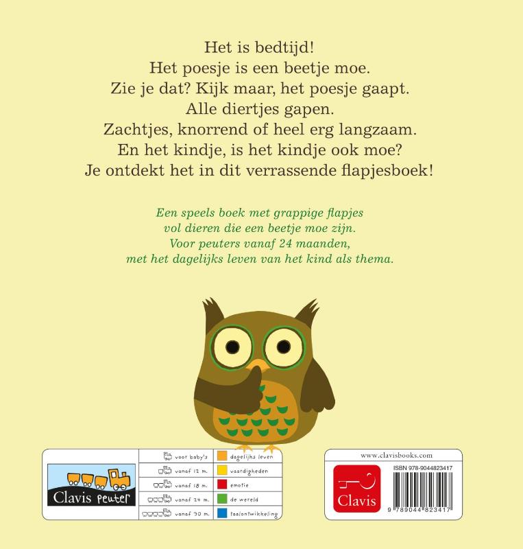 Achterkant van Iedereen gaapt