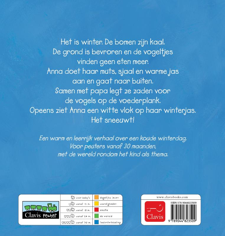 Achterkant van Anna en de winter