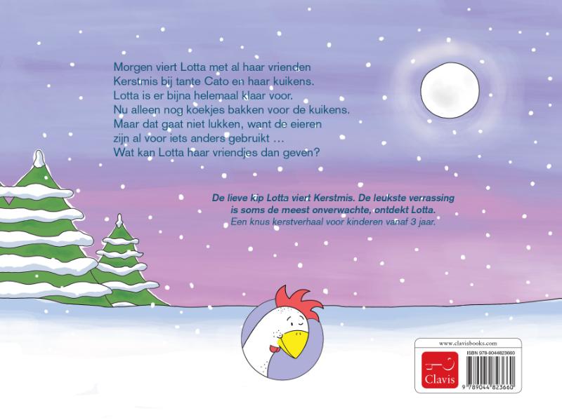 Achterkant van Lotta viert Kerstmis