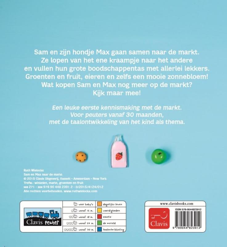 Achterkant van Naar de markt