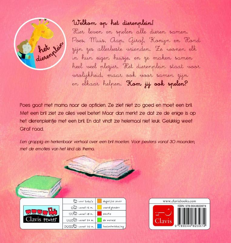 Achterkant van Een bril voor poes
