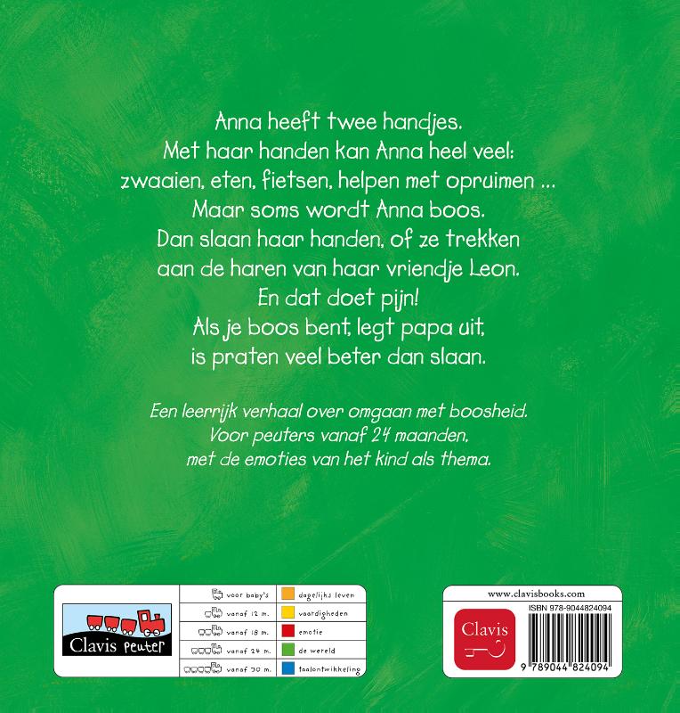 Achterkant van Niet slaan Anna!